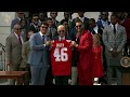 Full Video: Super Bowl champion Kansas City Chiefs honored at The White House