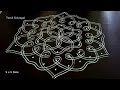 Simple Kambi Kolam|Tamil Kolam|Tamil Kolangal|Kambi Kolam|Pulli Kolangal|Pulli Kolam in Tamil