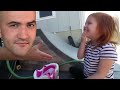 HOW TO FIX A BIKE!! Pretend Play with Dad in our Backyard Gas Station!