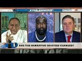 Kyrie changing narrative of his career? Stephen A. gives Irving credit for playoff run | First Take
