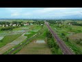 dji mini 3 cinematic footage। Khana Junction railway bridge drone view। khana junction drone shot