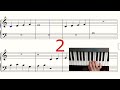 Learn piano playing piano in 10 min (Part 1). Your first piano lesson. Apprendre le piano