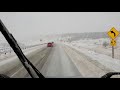 Trucking Southbound and Down on I-15 Into a ❄️ Storm. From Bad to Really Really Bad..