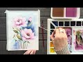 Breathtaking Blooms! Lovely Watercolor Flower Step-by-Step Painting Tutorial!