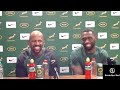 SPRINGBOKS:  Captain's presser: Mzwandile Stick & Siya Kolisi ahead of Brisbane game vs Wallabies