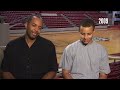Warriors Throwback | Dell Curry Prepares Stephen Curry for 2009 Draft