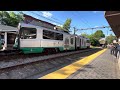 MBTA Green Line at Brookline Village (June 27, 2024)