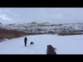 Running on Red Deer River in Drumheller, AB