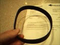 NordicTrack C2300 Treadmill Motor Belt Replacement INSTRUCTIONS ONLY!