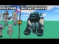 All Wardens vs All Skeletons - Mutant & Titan Skeletons vs Mutant Titan Warden