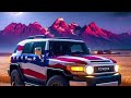 CELEBRATING FLAG DAY 2024 WITH A.I. CREATED FLAG WRAPPED FJ CRUISERS