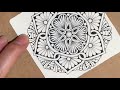 Tangling and shading ゼンタングル Zentangle