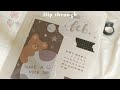 february 2022 bullet journal setup 🤍 cute & minimal space theme | journal with me