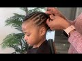 Beautiful Little Girl Cornrows | Cute | Hairstyles 💞💞#19