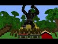 Why JJ and Mikey Became Gorillas and Attack the Village in Minecraft - Maizen?!