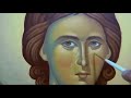 All steps of painting an icon. With master icographer Theodoros Papadopoulos.