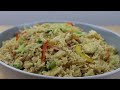 QUICK AND EASY EGG FRIED RICE RECIPE | HOW TO MAKE EGG FRIED RICE