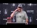 Stars vs. Oilers | Pete DeBoer practice interview 5.21.24