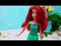 How To Craft Ariel's Pink Glittery Outfit with Clay And Crystals || FUN DIY!👑🧜‍♀️