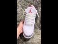 Jordan 3 Laces Tutorial ❗️if you love shoes watch this…