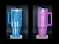 Fast, Easy, & Full-Proof Engraving Setup for full wraps on 40 oz Tumblers with PiBurn Grip & Tool!