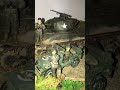 1/35 scale model reconstruction and cleaning