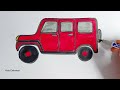 How to draw a Jeep step by step | Jeep drawing for kids | easy drawing for kids