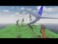 Cessna Plane CRASH Survival Challenge - Teardown Mods Gameplay