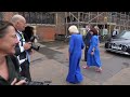 Queen Camilla Greets Dame Judi Dench at Hampton Court Palace