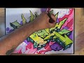 Cheap Temu marker set and  a  name exchange with  ￼ fellow YouTuber @letrasworldwide