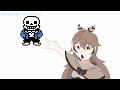 Mumei meets Sans Undertale (Hololive Animatic)