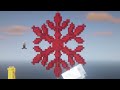 Minecraft Build Tutorial: Snowflake