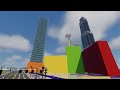 Adding SKYSCRAPERS to our City in Minecraft! | 02