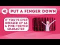 Put A Finger Down Pink Lovers Edition | Put A Finger Down Relatable Girl Quiz TikTok @Pointandprove