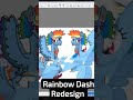 Rainbow (Audio: Time To Be Awesome) #mlp #mylittlepony #mlpredesign #mlpfriendshipismagic #mlpfanart