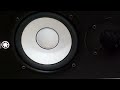 Audio test HS50M Yamaha Studio Monitor speakers