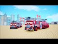 Monster Trucks destroy the City | Police Car, Firetruck & Ambulance vs Monster Trucks Compilation