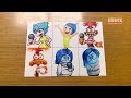 Drawing Inside Out 2 : FNF VS Original [Emotion : JOY, ANXIOUS, SAD] Cartoon vs Realistic