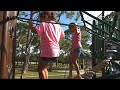 Julia at the park rope walking