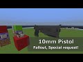 Minecraft 3D model showcase: Pistols