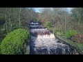 Longdendale  basin in flood - Mavic pro