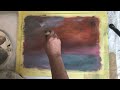LEARN TO PAINT A SUNSET/SEASCAPE WITH BOATS - LEARN SOME TIPS AND TRICKS TO IMPROVE YOUR PAINTINGS
