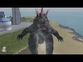 Evoled Godzilla vs 2021 Godzilla Comparison Roblox Kaiju Arisen Sigma Monsters