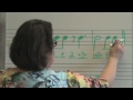 Writing Counts Under Rhythms Using Dotted Quarters