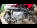 How to adjust the clutch on a crf50 (works on all semi automatic crf50 style pit bike engines)
