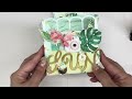 Scrapbook Summer Mini Album flip through Project Share Album SCRAPBOOK | Iralamija