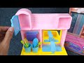 22 Minutes Satisfying with Unboxing Cute Pink Baby Bathtub Playset, Real Working Water | ASMR