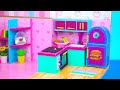 Make Cutest Pink 2 Story Hello Kitty Bedroom from Cardboard ❤️ DIY Miniature Cardboard House
