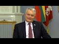 Gitanas Nausėda, President of Lithuania - BBC HARDtalk