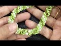 Seed Bead Rope Necklace Tutorial | Pearl Beaded Rope Necklace | Pipe Beads Spiral Rope/Rope Bracelet